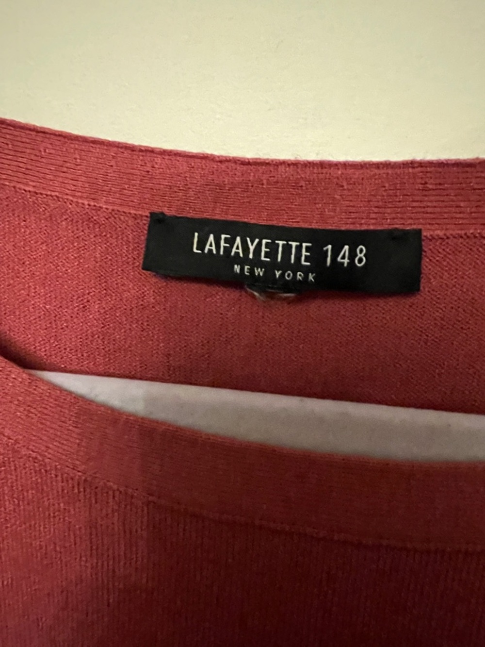 Lafayette 148 Large Sleeveless Crewneck Tank -Cinnamon Rose - Picture 2 of 7
